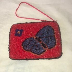 Beaded coin purse